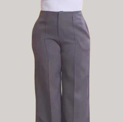 Calça Alfaiataria plus size G1-G4 pantalona c/ cinto elegância social