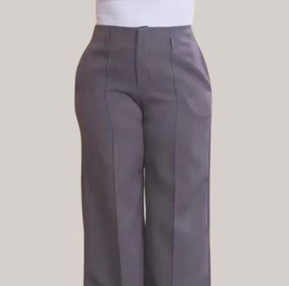 Calça Alfaiataria plus size G1-G4 pantalona c/ cinto elegância social