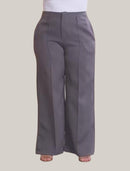 Calça Alfaiataria plus size G1-G4 pantalona c/ cinto elegância social